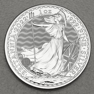 Silbermünze 1oz "Britannia" 2022 (Großbritannien) - Hauptansicht