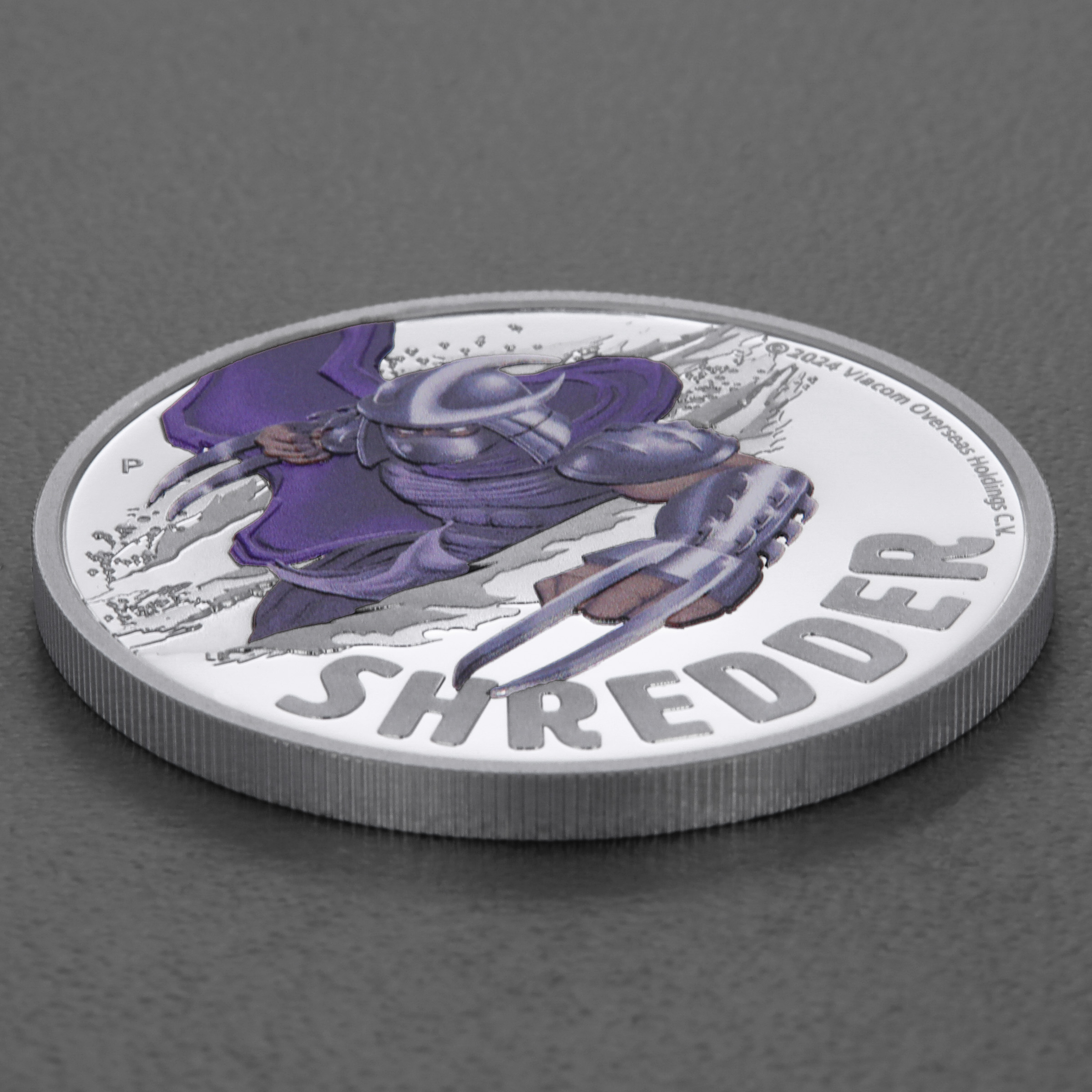 Silbermünze 1oz "Shredder" 2024 (PP/koloriert) Teenage Mutant Ninja Turtles™ (Tuvalu) - Detailansicht 2