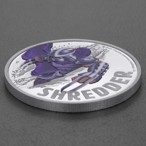 Silbermünze 1oz "Shredder" 2024 (PP/koloriert) Teenage Mutant Ninja Turtles™ (Tuvalu) - Miniaturansicht 3