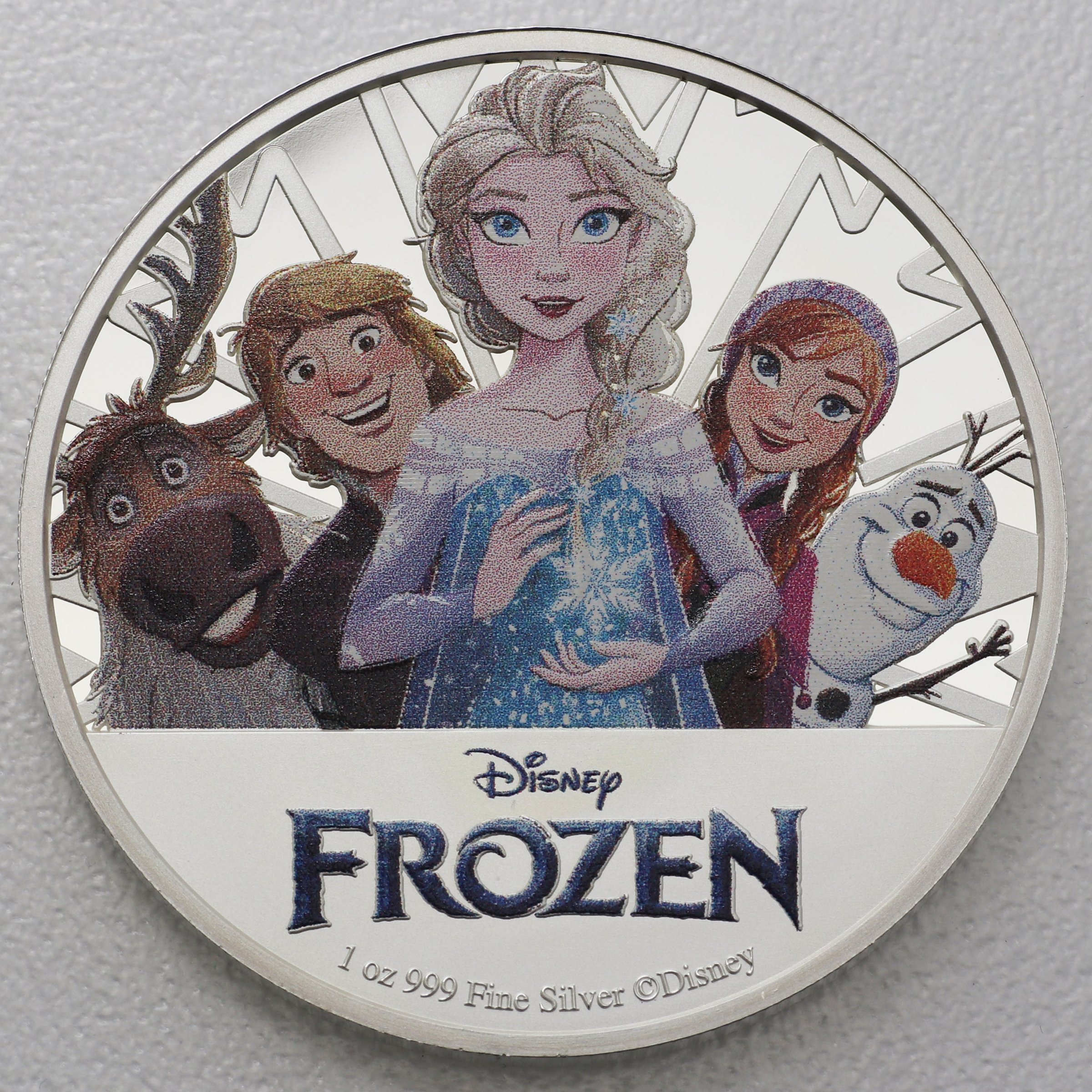Silbermünze 1oz "Frozen" 2022 Disney (Niue) - Hauptansicht