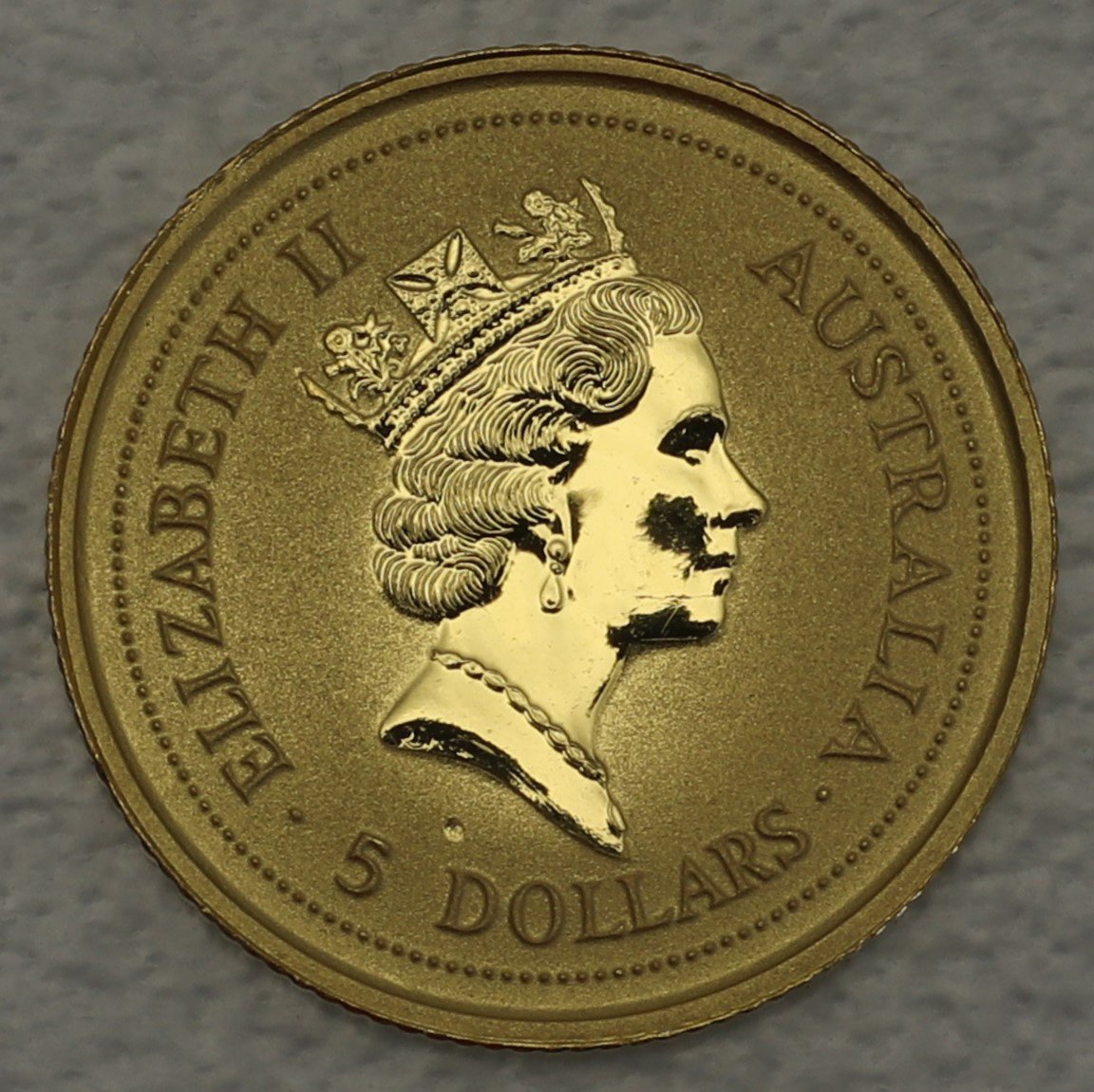 Goldmünze 1/20oz "Känguru" 1995 Australian Nugget (Australien) - Detailansicht 1