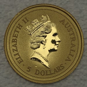 Goldmünze 1/20oz "Känguru" 1995 Australian Nugget (Australien) - Miniaturansicht 2