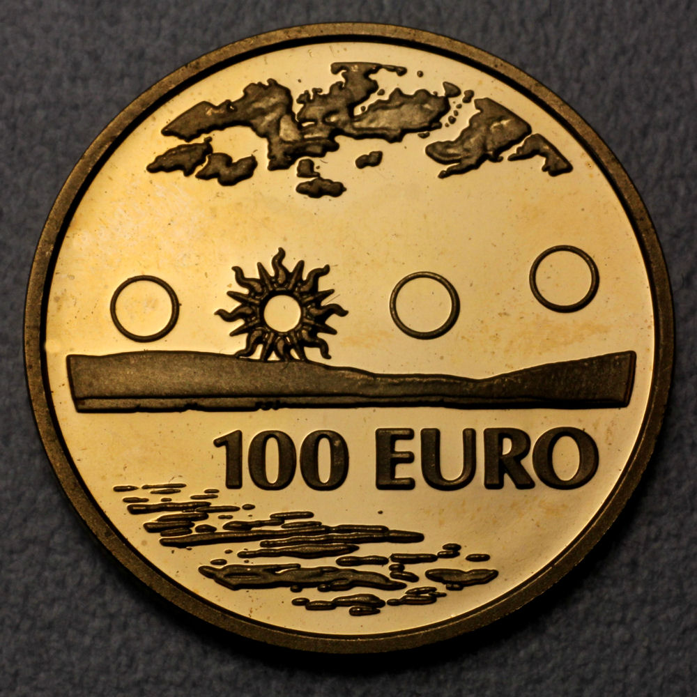 Goldmünze 100 Euro 2002 (Finnland) - Hauptansicht