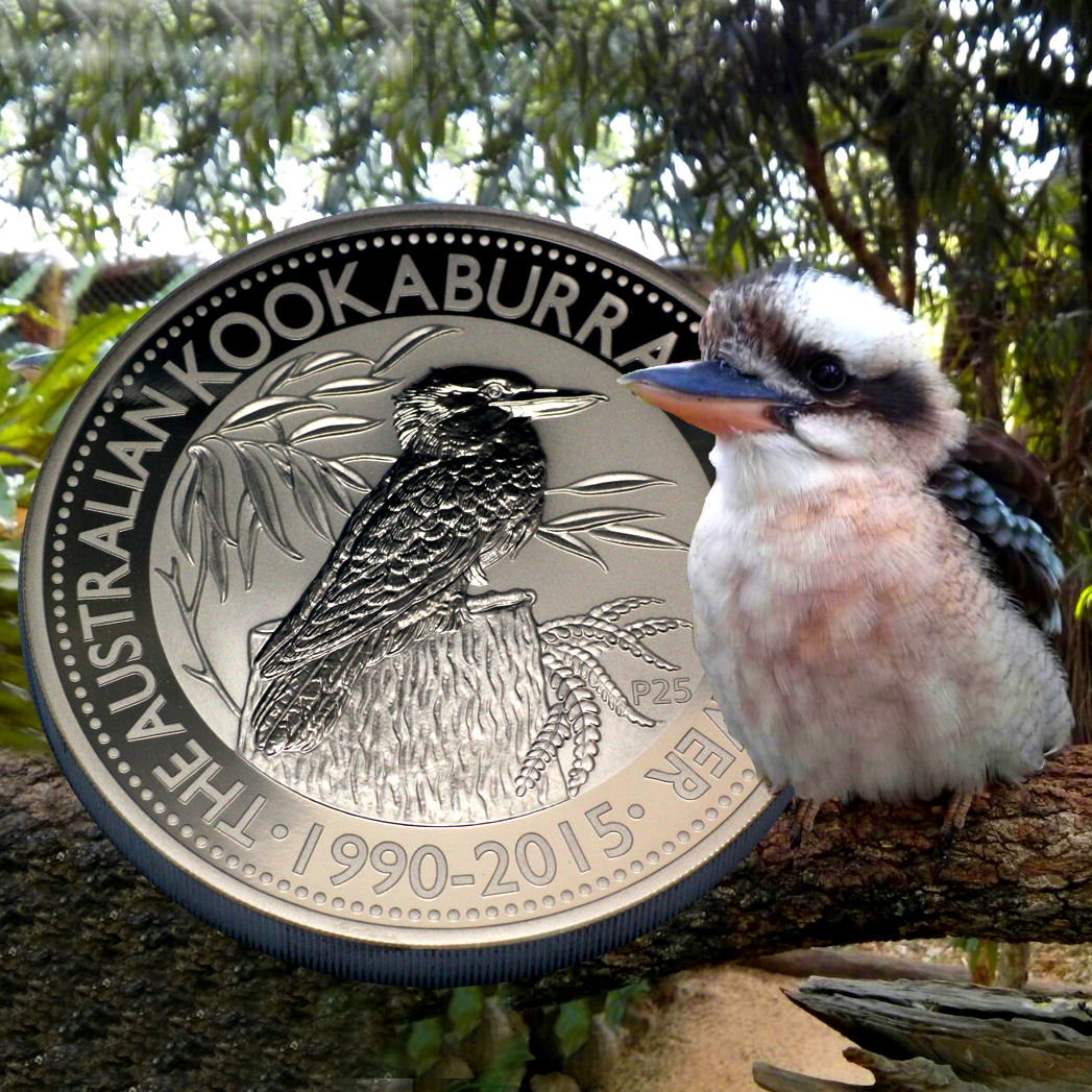 Silbermünze 10oz "Kookaburra" 2015 (Australien) - Detailansicht 5
