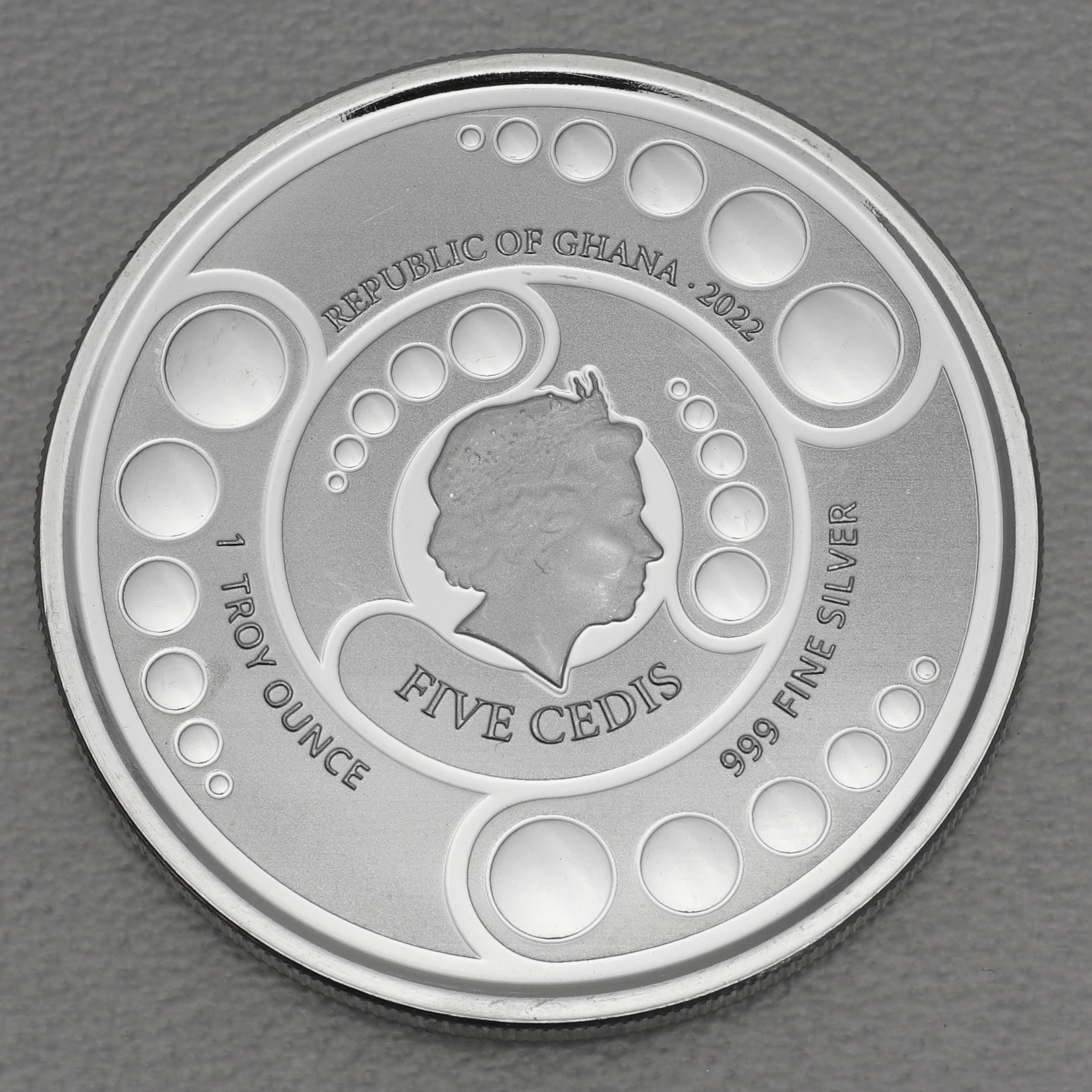 Silbermünze 1oz "Alien" 2022 (Ghana) - Detailansicht 1