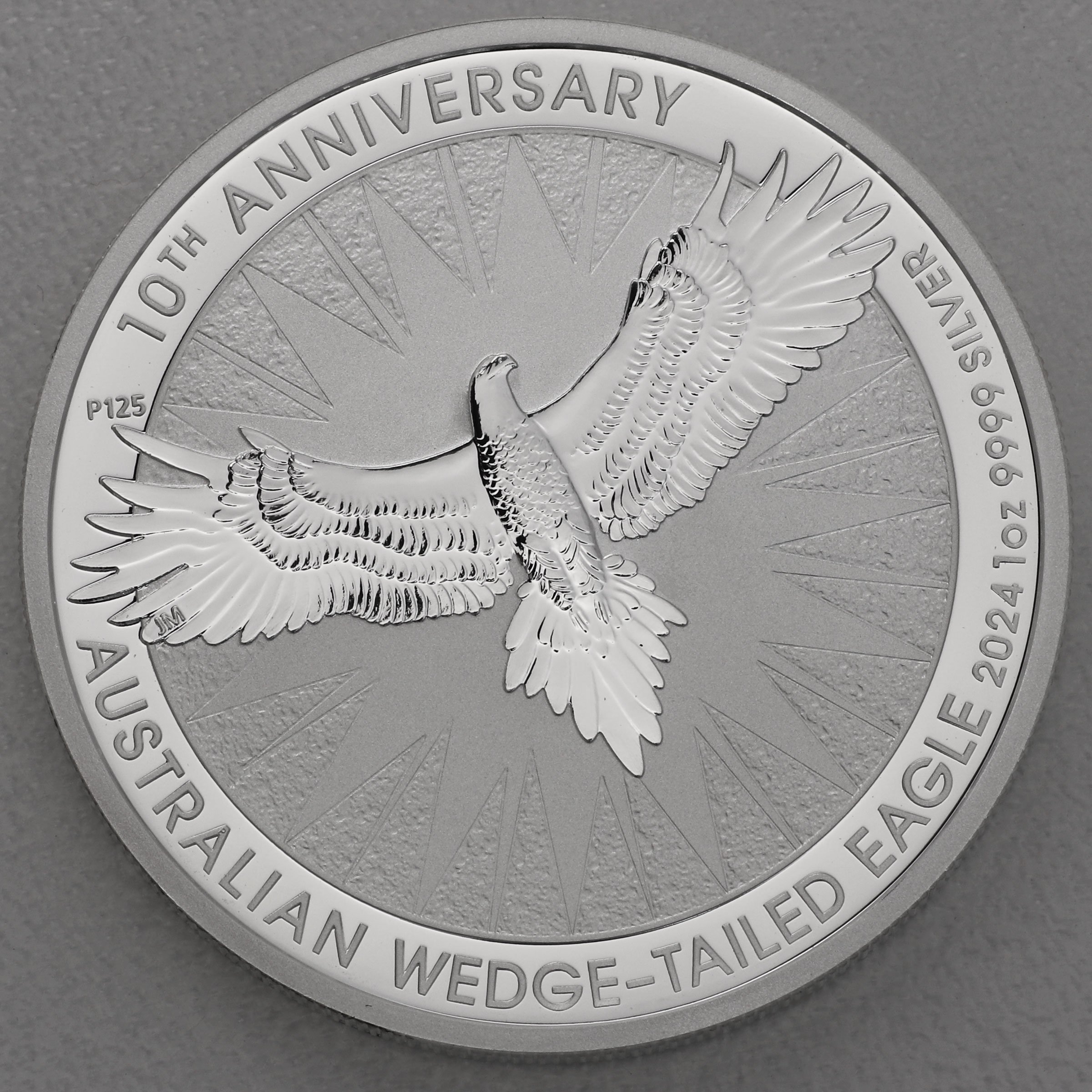 Silbermünze 1oz "Wedge-tailed Eagle" 2024 10th Anniversary (Australien) - Hauptansicht