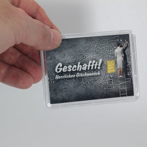 Goldbarren 1g "Glückwunsch/Geschafft" (Motivbox) - Miniaturansicht 3