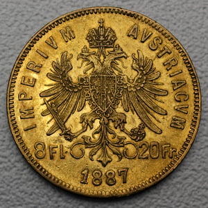 Goldmünze "8Florin/20Gulden-Originalpr.1870-91" (Österreich) - Miniaturansicht 2