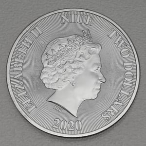 Silbermünze 1oz "TREE OF LIFE" 2020 (vergoldet) Truth (Niue) - Miniaturansicht 2