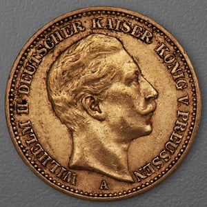 Goldmünze 20 Mark "Wilhelm II." 1906-A J.252 (Preußen) - Hauptansicht