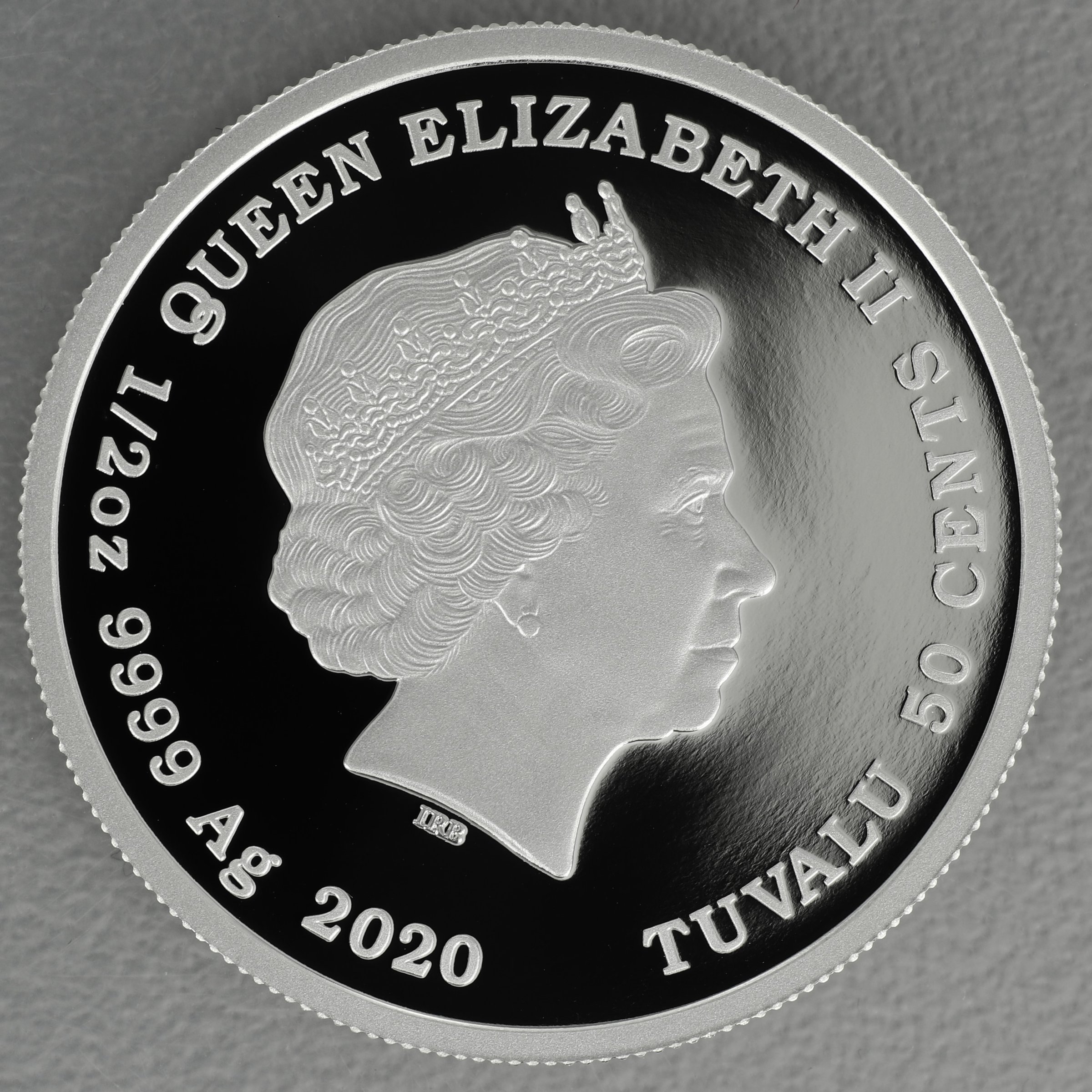 Silbermünze 1/2oz "Otter Babies 2020" (Tuvalu) Always Together (Tuvalu) - Detailansicht 1