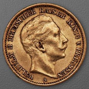 Goldmünze 20 Mark "Wilhelm II." 1907-A J.252 (Preußen) - Hauptansicht