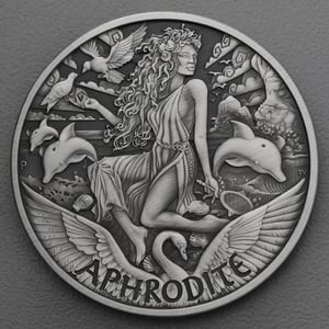 Silbermünze 5oz "Aphrodite" 2022 (AF) Gods of Olympus (Tuvalu) - Hauptansicht
