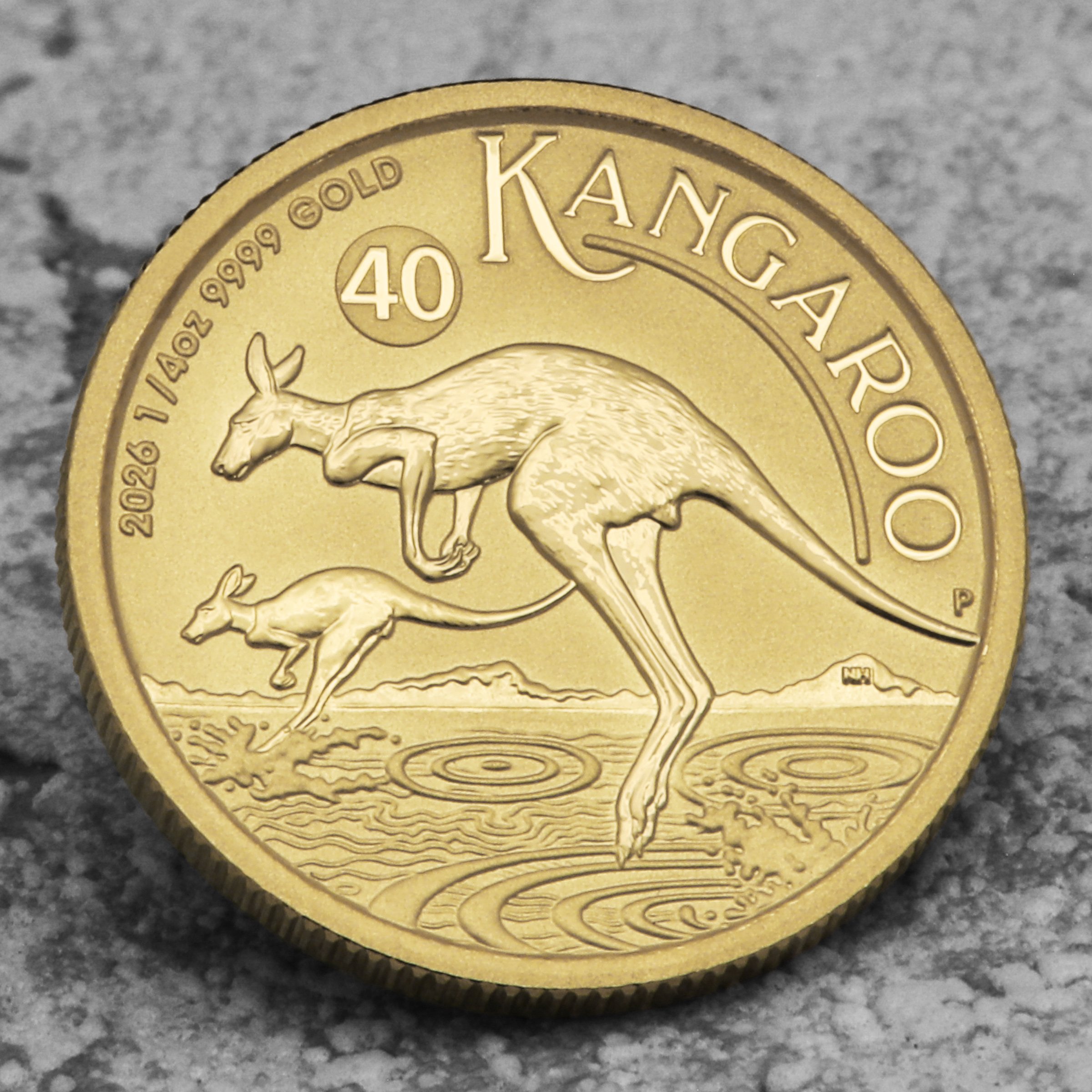 Goldmünze 1/4oz "Känguru" aktueller Jahrgang (Australien) - Detailansicht 4