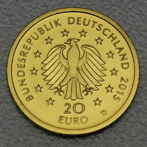 Goldmünze 20 Euro "Linde" 2015 Deutscher Wald (Deutschland) - Miniaturansicht 2