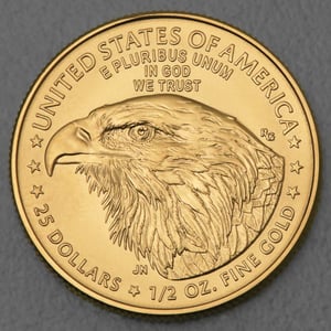 Goldmünze 1/2oz "American Eagle" 2024 (USA) - Hauptansicht