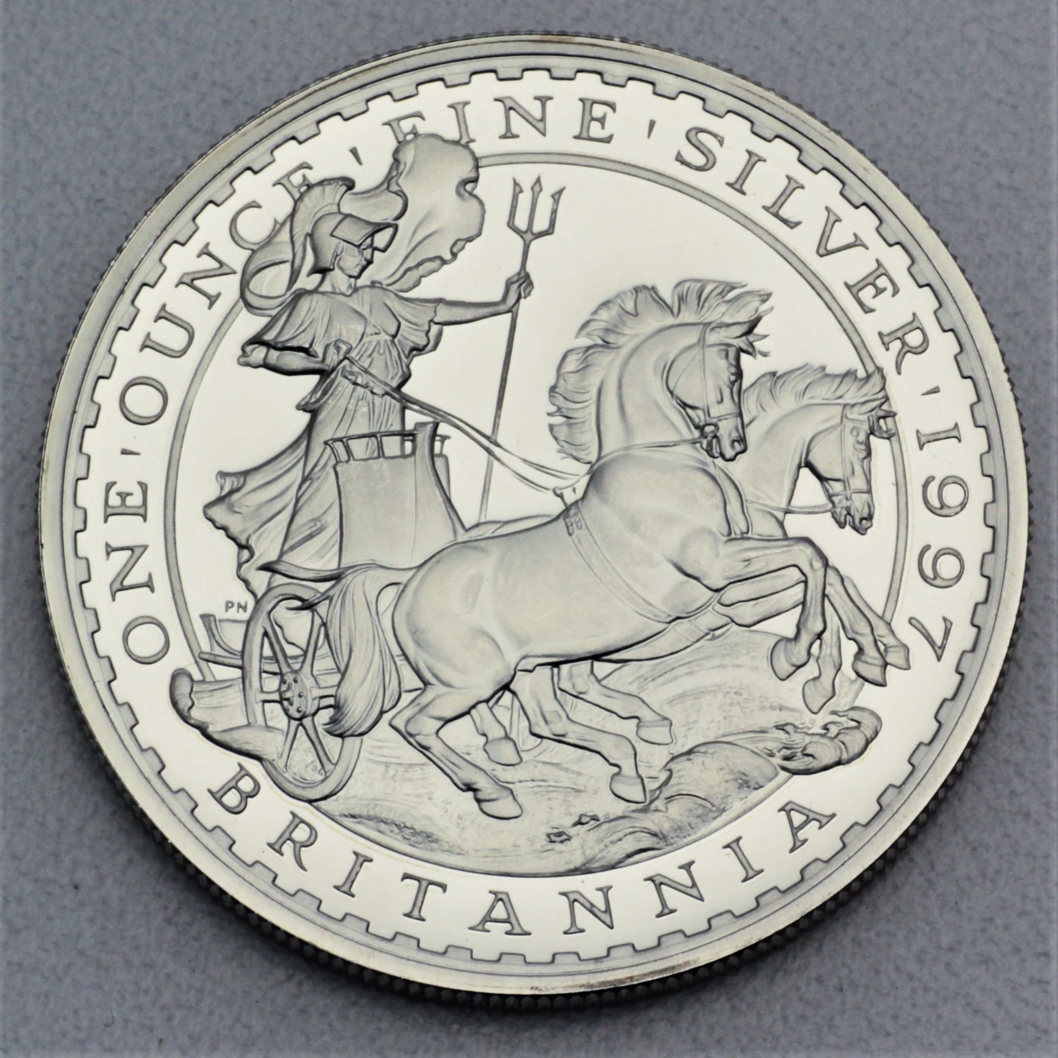 Silbermünze 1oz "Britannia" 1997 (Großbritannien) - Hauptansicht