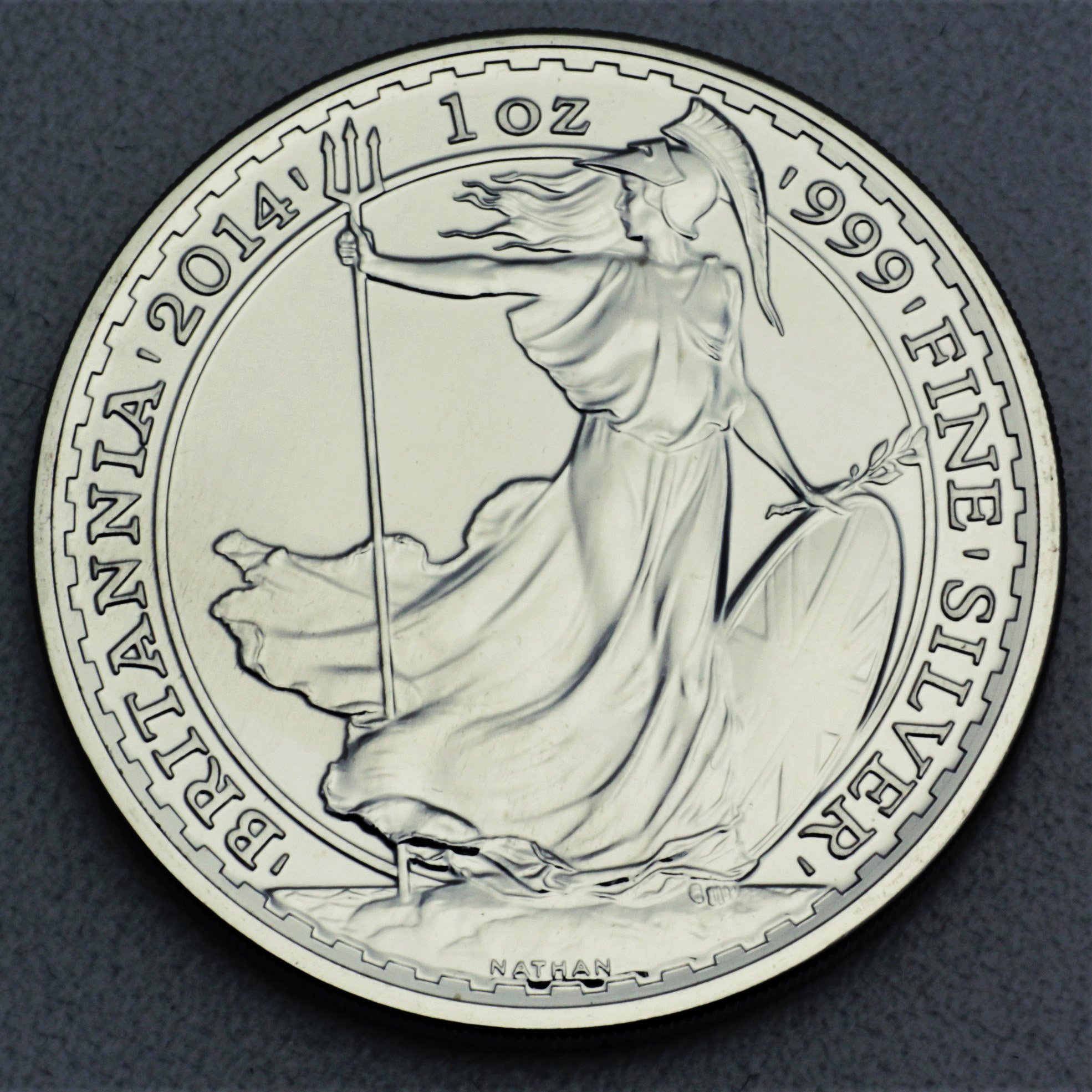 Silbermünze 1oz "Britannia" 2014 (Großbritannien) - Hauptansicht
