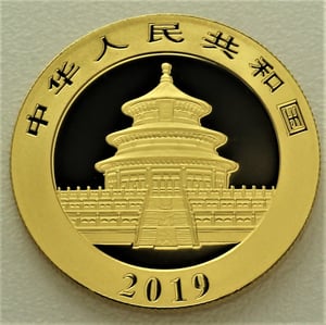 Goldmünze 15g "Panda" 2019 (China) - Miniaturansicht 2