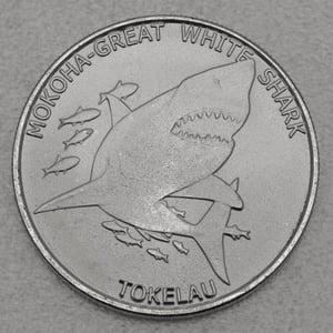 Silbermünze 1oz "Mokoha - Great White Shark" 2015 Territory of Tokelau (Tokelau) - Hauptansicht
