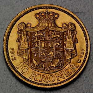 Goldmünze 10 Kronen "Christian X." (Dänemark) - Miniaturansicht 2
