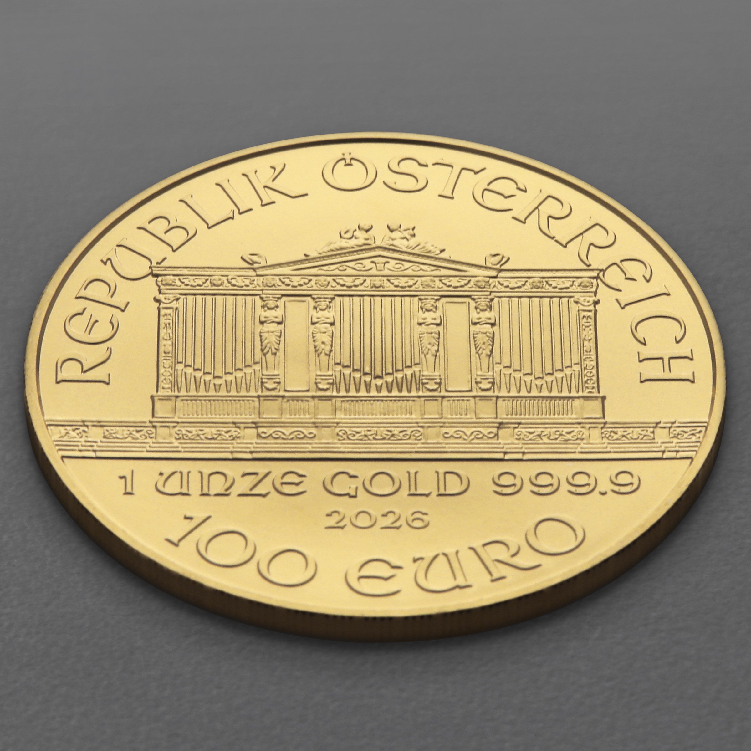 Goldmünze 1oz "Wiener Philharmoniker" aktueller Jahrgang (Österreich) - Detailansicht 3