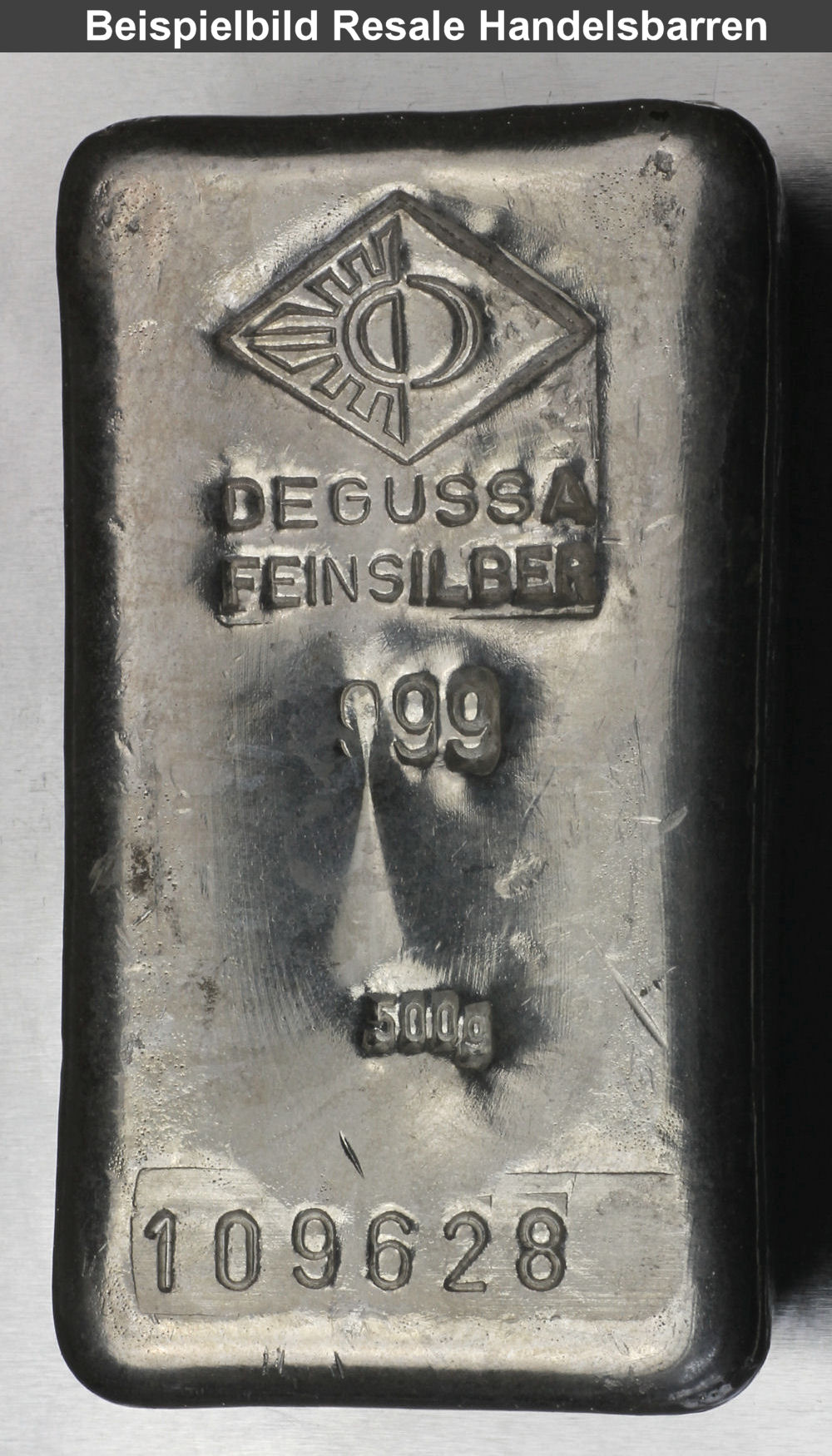 Silberbarren 500g (Resale) - Detailansicht 3
