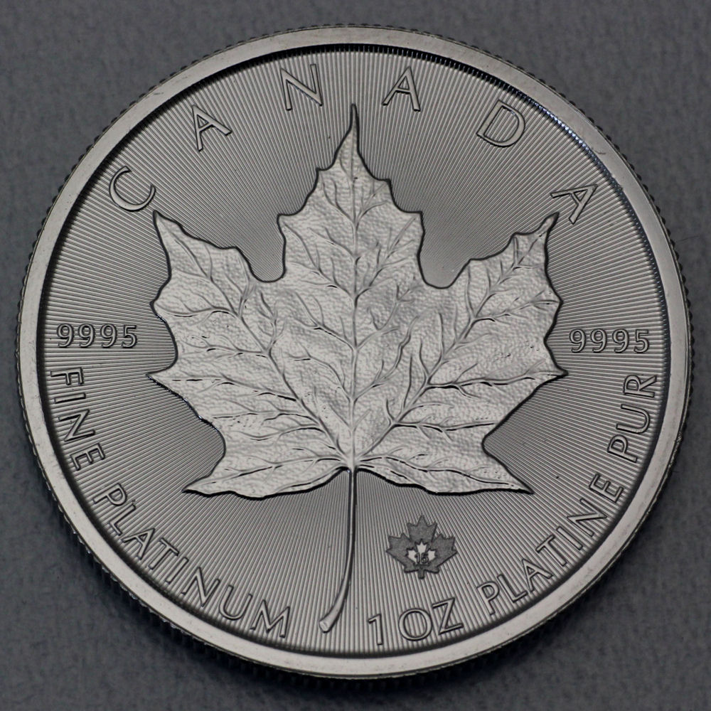 Platinmünze 1oz "Maple Leaf" diff. (Kanada) - Hauptansicht