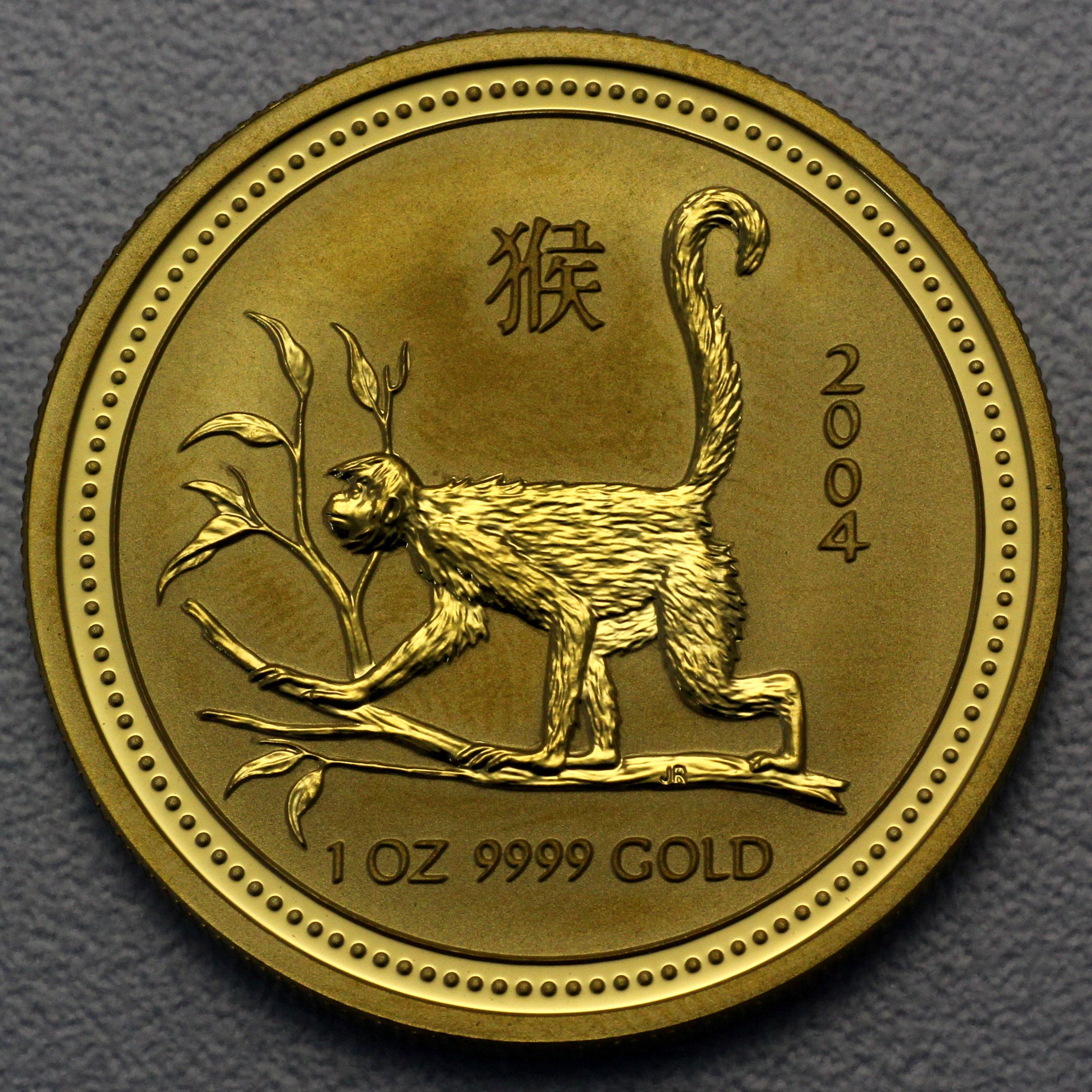 Goldmünze 1oz "Affe" 2004 Lunar I – Year of the Monkey (Australien) - Hauptansicht