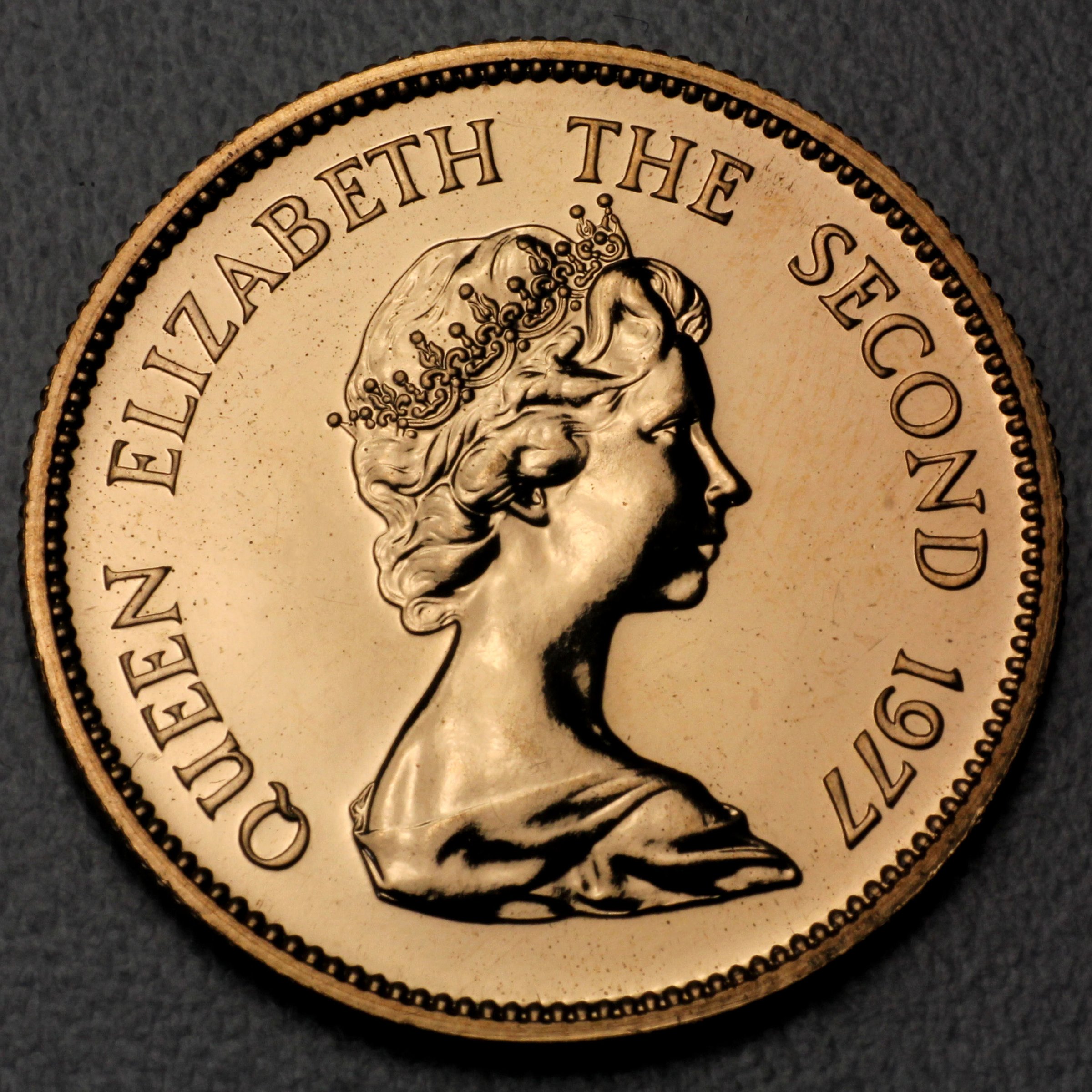 Goldmünze 1000 Dollar "Year of the Snake" 1977 (Hongkong) - Detailansicht 1