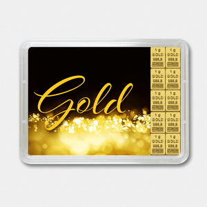 Goldbarren 10g "Gold statt Geld" (Flip) - Hauptansicht