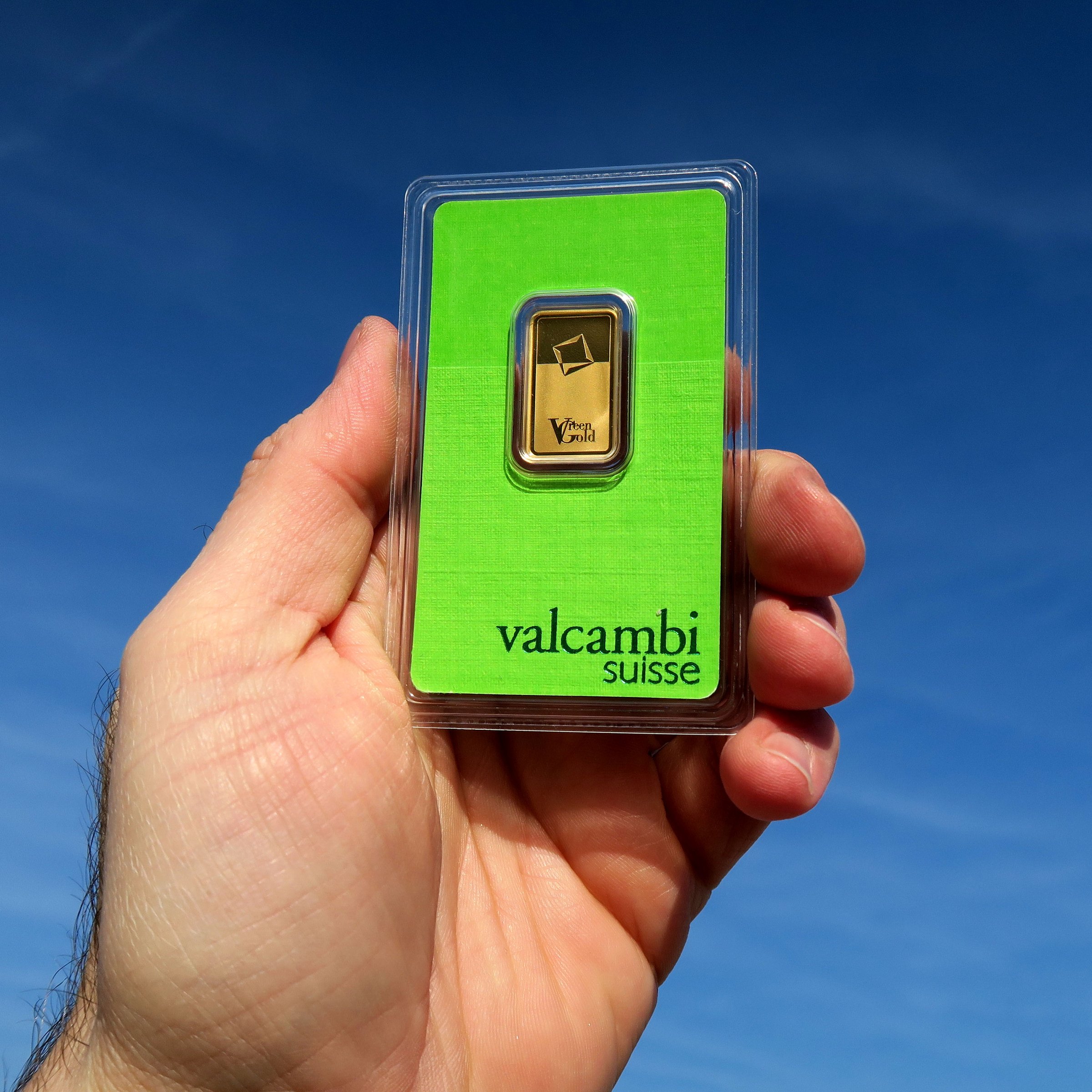 Goldbarren 5g "Green Gold" VALCAMBI (999,9 Au) - Detailansicht 5