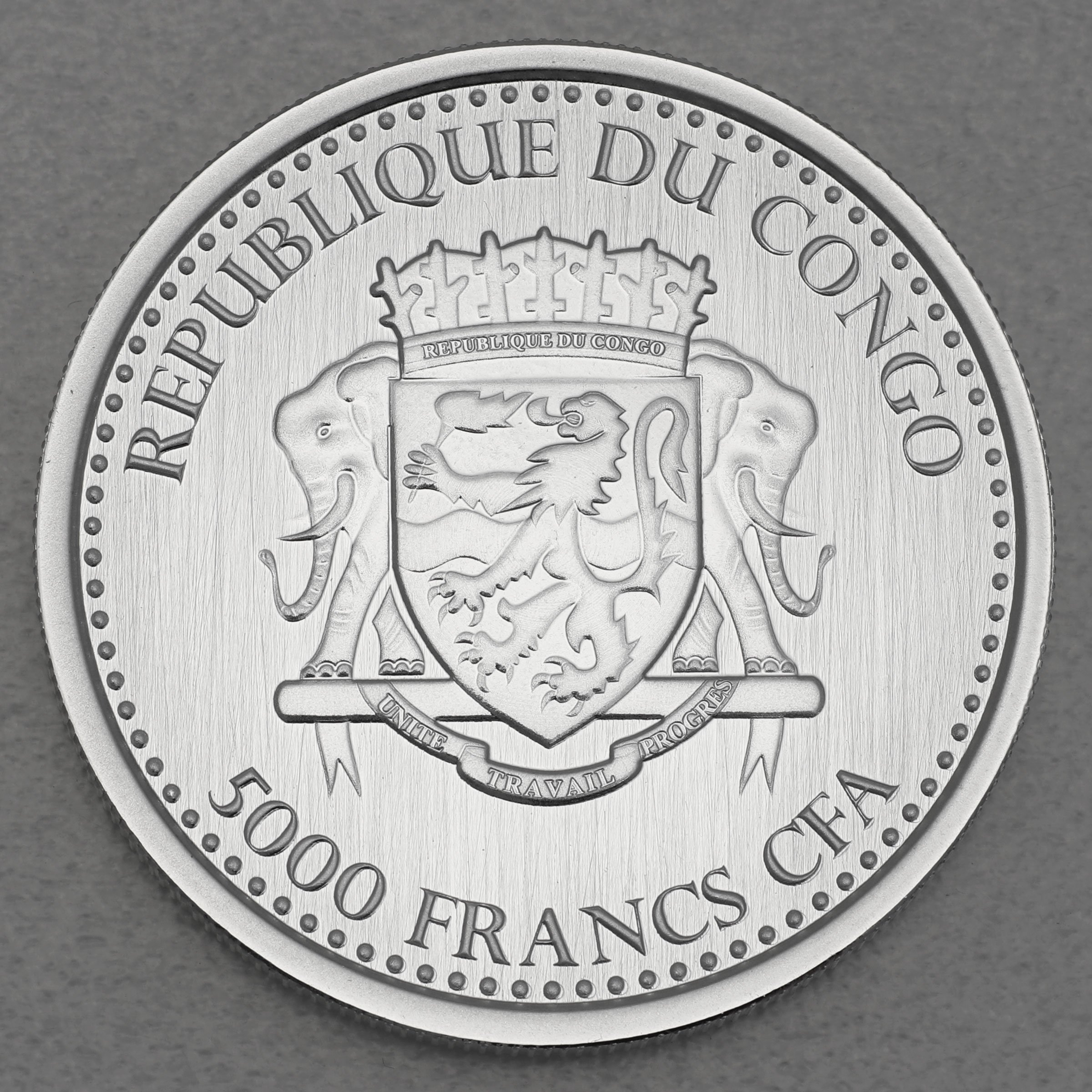 Silbermünze 1oz "Silberrücken Gorilla" 2015 (Kongo) - Detailansicht 1