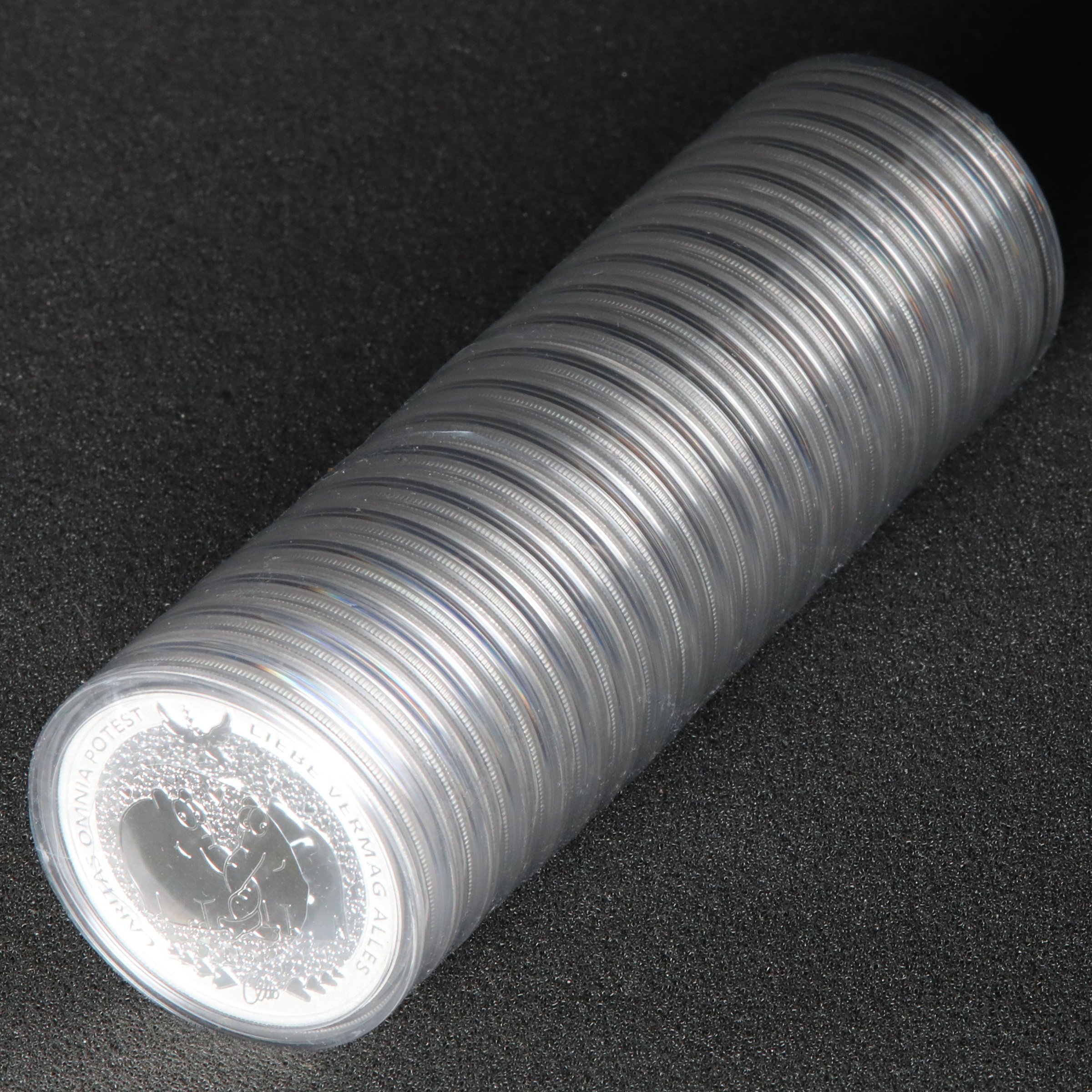 Silbermünze 20 x 1oz "Caritas Omnia Potest" 2024 Ottifanten – Rüsselherde Rüsselfanten (Tuvalu) - Hauptansicht