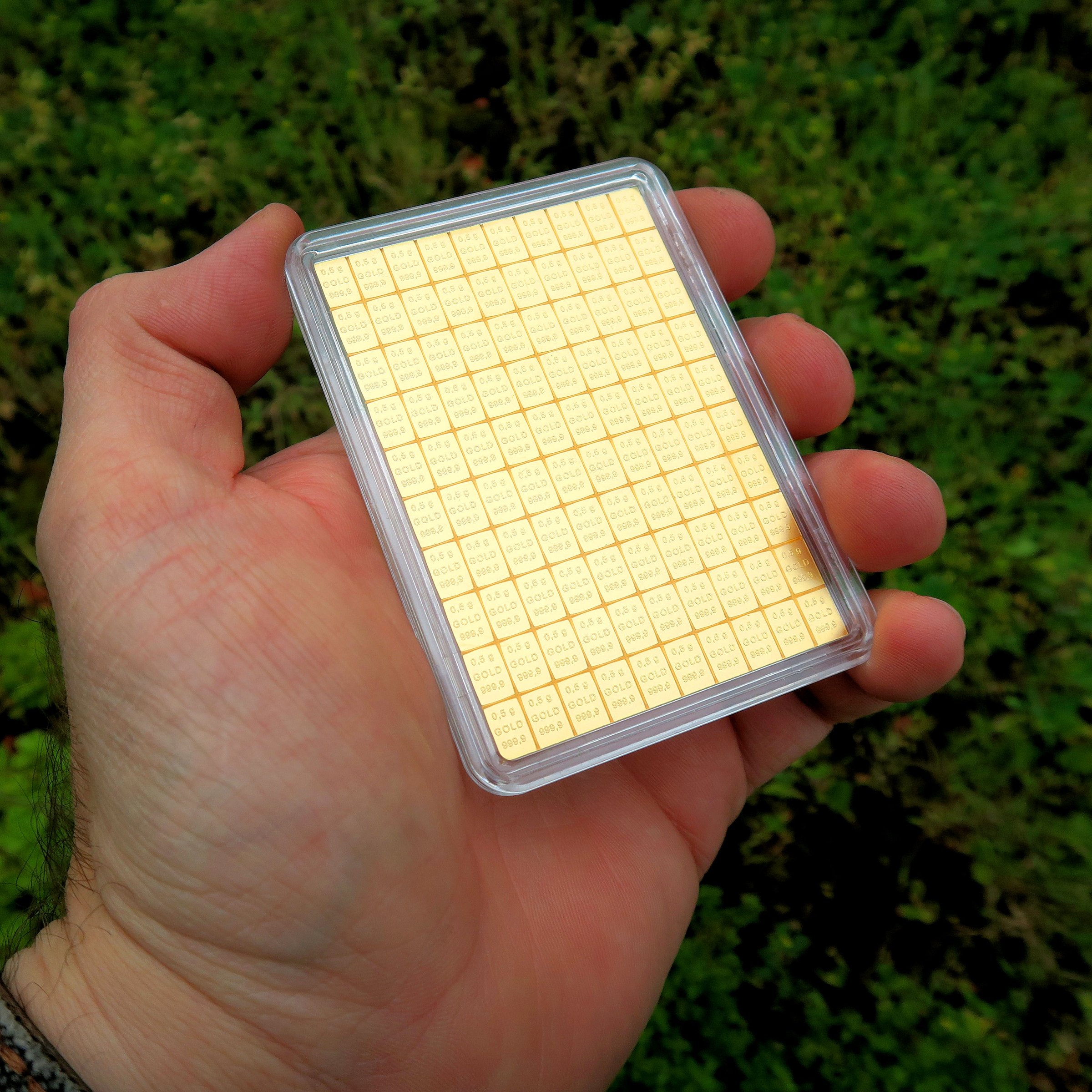Goldtafel (100x 0,5g Feingold) "CombiBar" - Detailansicht 4