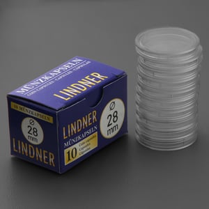 Münzkapseln 28mm 10er-Packung - Hauptansicht