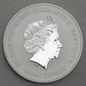 Silbermünze 5oz "Hera" 2022 Gods of Olympus (Tuvalu) - Miniaturansicht 2
