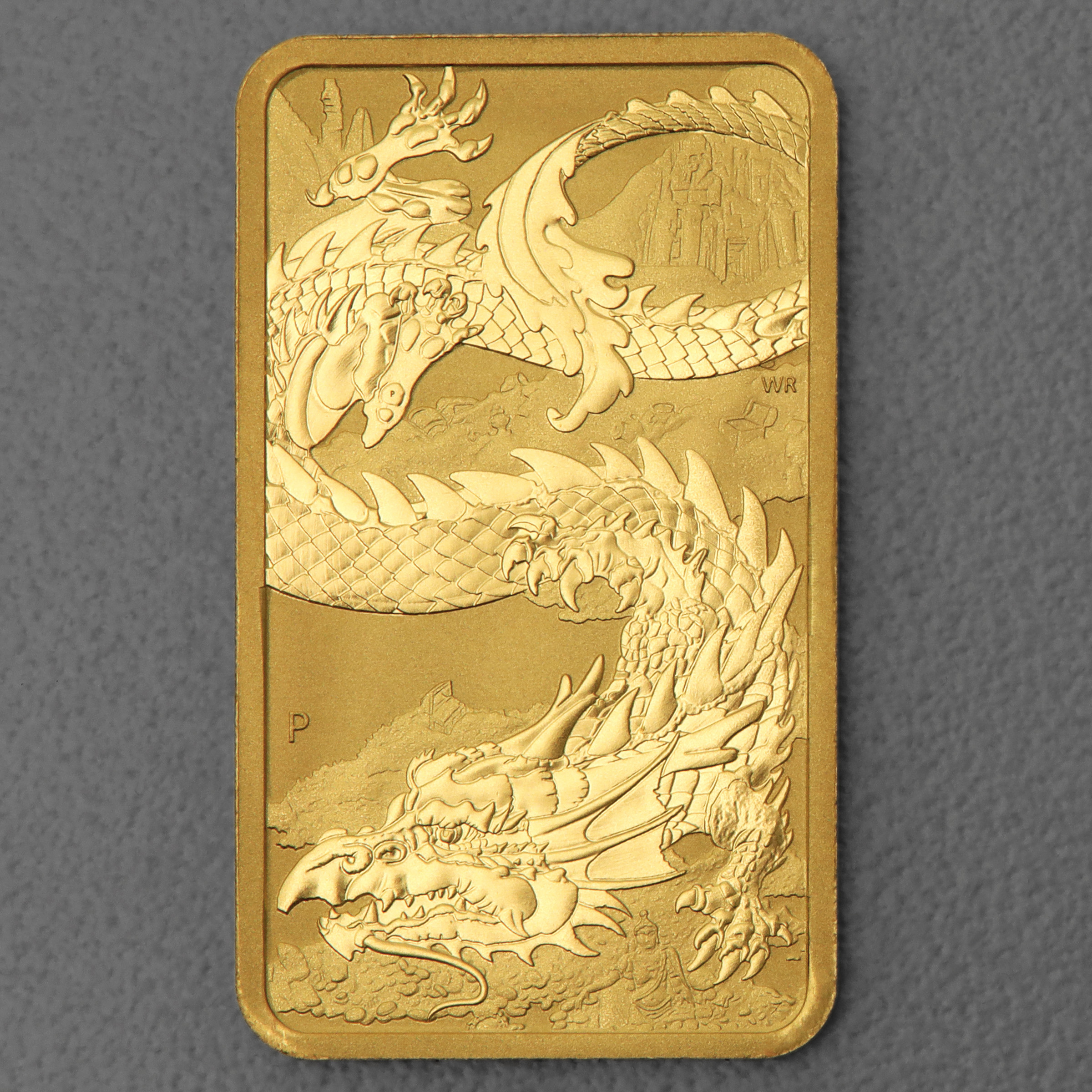 Gold Münzbarren 1oz "Rectangular Dragon" 2023 (Australien) - Hauptansicht