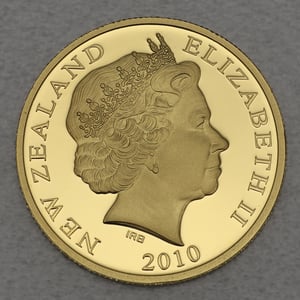 Goldmünze 1/4oz "Kiwi" 2010 Icons of New Zealand (Neuseeland) - Miniaturansicht 2