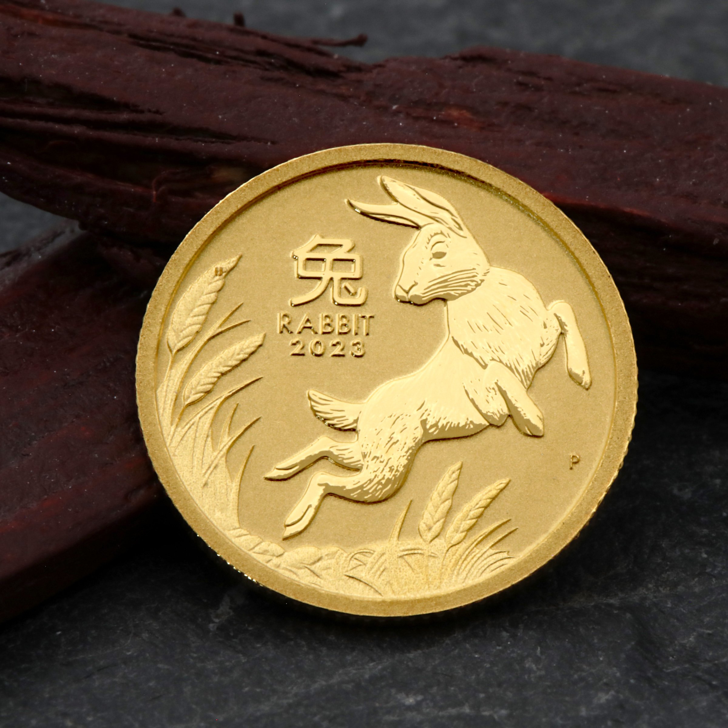 Goldmünze 1/20oz "Hase" 2023 Lunar III – Year of the Rabbit (Australien) - Detailansicht 4