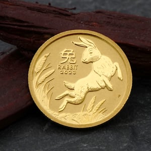 Goldmünze 1/20oz "Hase" 2023 Lunar III – Year of the Rabbit (Australien) - Miniaturansicht 5