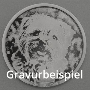 Silbermedaille 1oz "Ihre Wunsch-Fotogravur" - Miniaturansicht 3