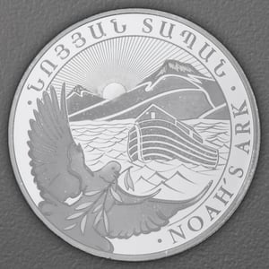 Silbermünze 20 x 1/2oz "Arche Noah" Tube aktueller Jahrgang (Armenien) - Miniaturansicht 2