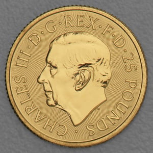 Goldmünze 1/4oz "Seymour Unicorn" 2024 Royal Tudor Beasts (Großbritannien) - Miniaturansicht 2