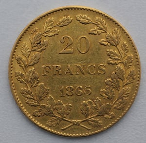 Goldmünze 20 Francs "Leopold Premier" (Belgien) - Miniaturansicht 2