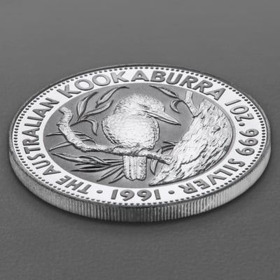 Silbermünze 1oz "Kookaburra" 1991 (Australien) - Miniaturansicht 3