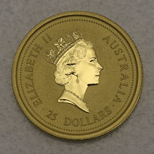 Goldmünze 1/4oz "Maus" 1996 Lunar I – Year of the Mouse (Australien) - Miniaturansicht 2