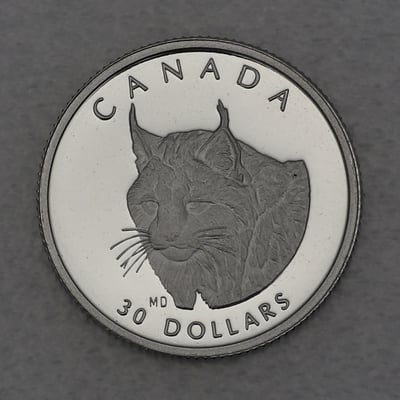 Platinmünze 1/10oz "Lynx" 1995 Wildlife Canada (Kanada) - Miniaturansicht 1