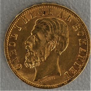 Goldmünze "20 Lei" 1868-1906 (Rumänien) - Hauptansicht