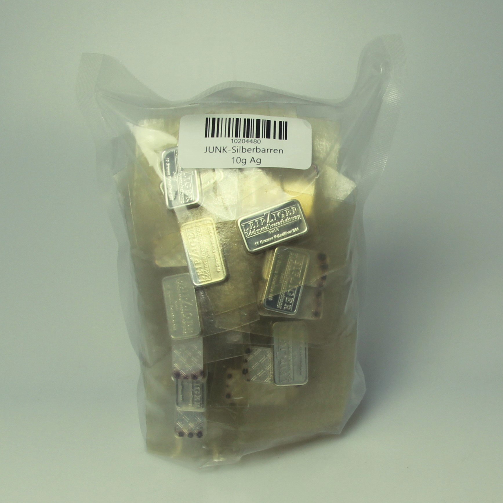 JUNK-Silberbarren 50x 10g Ag (Junk-Bag) - Hauptansicht